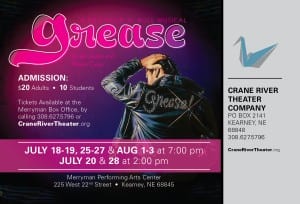 Grease Postcard